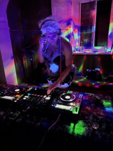 Tricky Miki is a queen of reinvention, have reinvented many times in many ways  including becoming a DJ in her 50s.